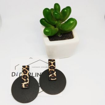 PENDIENTES BERENGUELA ANIMAL PRINT